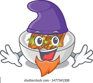 Elf donburi isolated with in the mascot