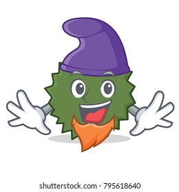 Elf Durian character cartoon style