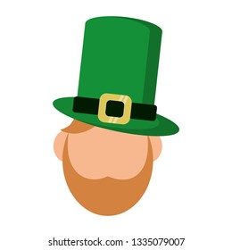 elf faceless with hat cartoon