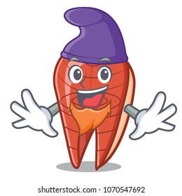 Elf fish slice character cartoon