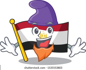 Elf flag egypt mascot the character shape