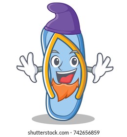 Elf flip flops character cartoon