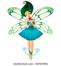 elf  flower angel 