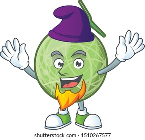 Elf fruit melon cartoon mascot for diet