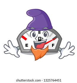 Elf gasoline indicator in the character shape