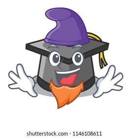 Elf graduation hat character cartoon