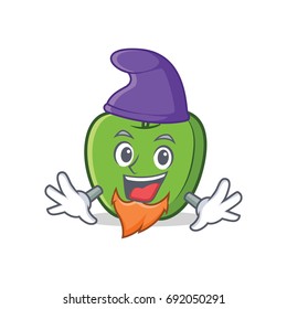 Elf green apple character cartoon