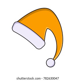 elf hat for christmas design isolated on white background
