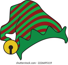 Vector de Navidad ELF Hat, ELF Svg
