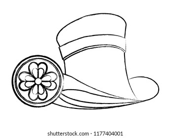 Elf hat with coin sketch