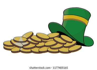 Elf hat with coins