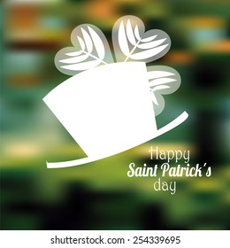 elf hat with leaf clover on St. Patrick's Day
