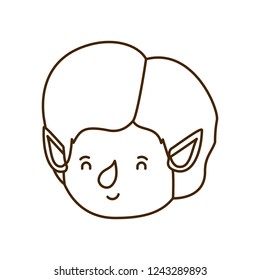 elf head avatar character