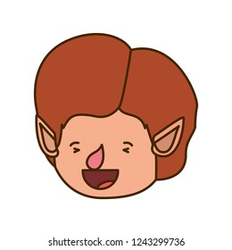 elf head avatar character