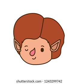elf head avatar character