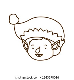 elf head with hat avatar character