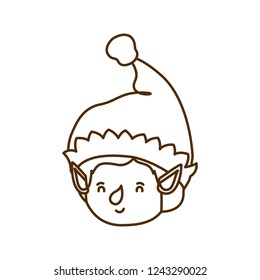 elf head with hat avatar character