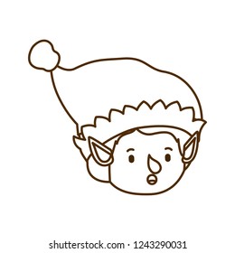 elf head with hat avatar character
