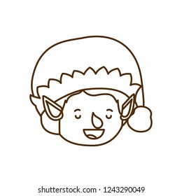elf head with hat avatar character