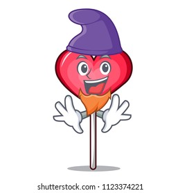 Elf heart lollipop character cartoon