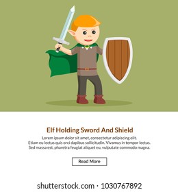 Elf Holding Sword And Shield job Information