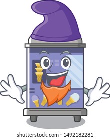 Elf ice cream vending machine cartoon formed character