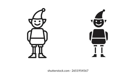 Elf icon. modern vector symbols set