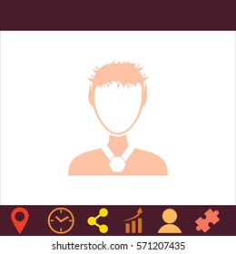Elf  icon. Vector design.