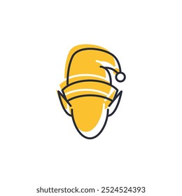 Elf icon vector illustration. Elf symbol isolated on white background