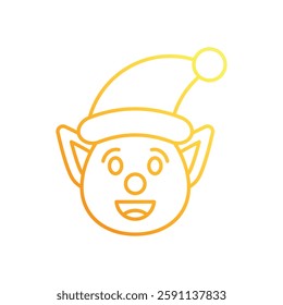 Elf icon vector stock illustration