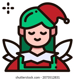 elf icon for website, application, printing, document, poster design, etc.