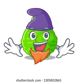 Elf kaffir lime basket of vegetable mascot