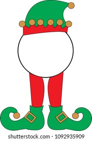 Elf legs for Christmas decoration
