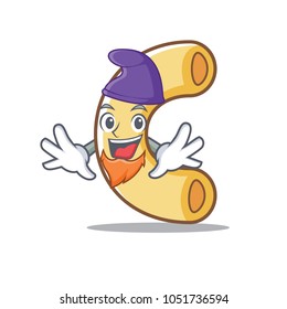 Elf macaroni character cartoon style