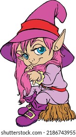 elf magic mytology witchcraft wizard girl magic enchantment