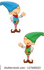 Elf Mascot - Presenting