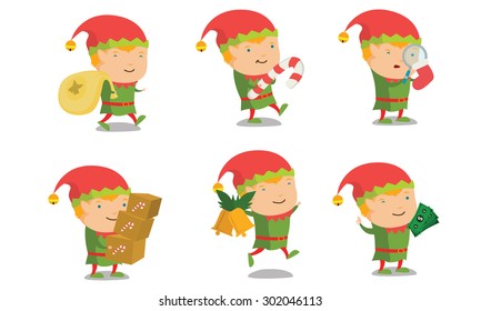 Elf mascot set 2