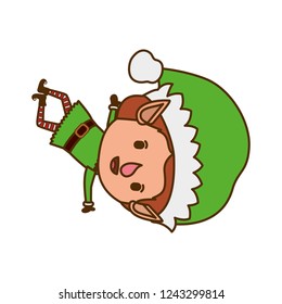 elf moving avatar character