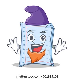 Elf notebook character cartoon style