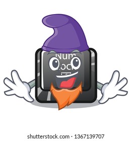 Elf num lock isolated with the character