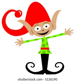Elf With Outstretched Arms