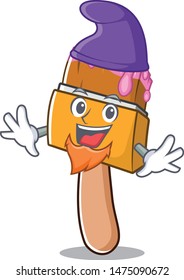 Elf paint brush in place mascot toolbox