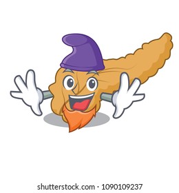 Elf pancreas character cartoon style