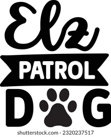 Elf patrol dog svg, Dog Christmas svg design, pet Christmas svg file