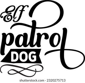 Elf patrol dog svg, Dog Christmas svg design, pet Christmas svg file