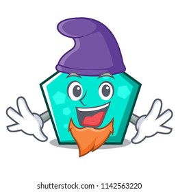 Elf pentagon character cartoon style