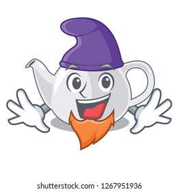 Elf porcelain teapot with a pattern cartoon