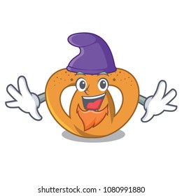 Elf pretzel character cartoon style