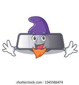 Elf rear view mirror isolated with mascot
