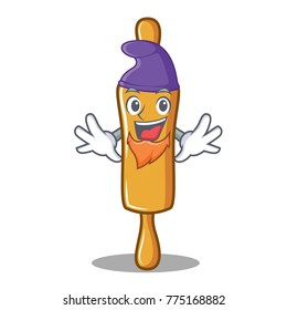 Elf rolling pin character cartoon